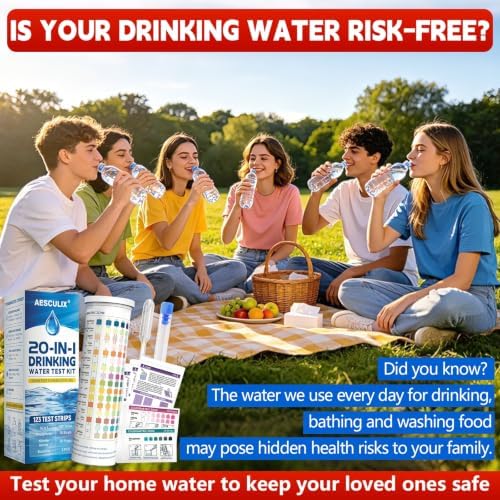 20-in-1 Water Testing Kit for Drinking & Well Water, 123 Test Strips - Image 7