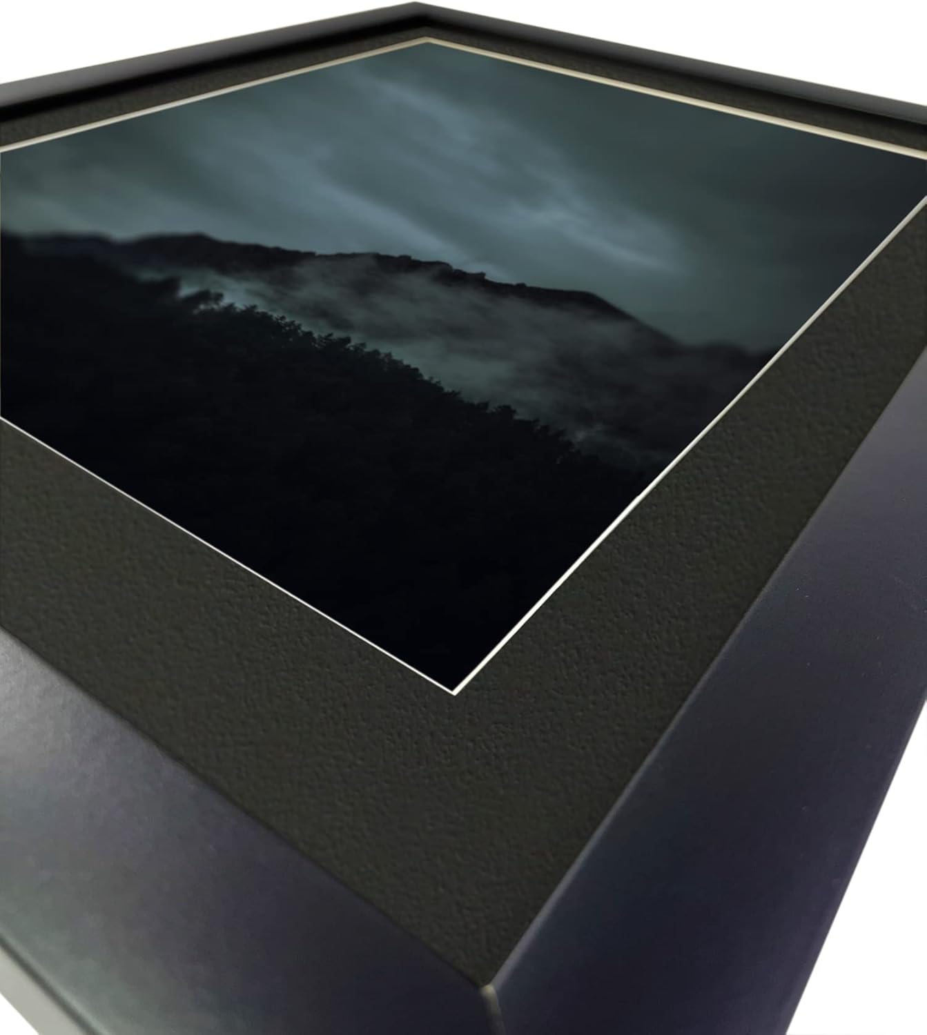 Craig Frames B572 Pre-cut Mat Board for 9x11 Print, 11x14, Pebble Black