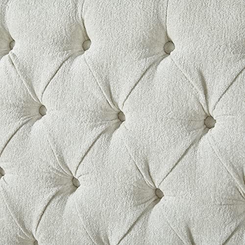 AMERLIFE King Size Upholstered Sleigh Platform Bed Frame - Image 4