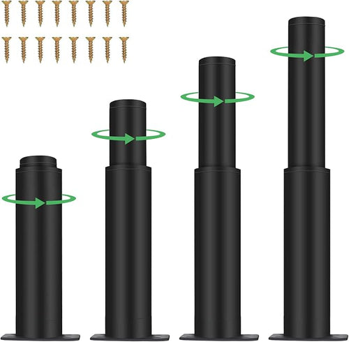 4 PCS Adjustable Furniture Legs, Heavy Duty Sofa Cabinet Legs, Legs by appacare
