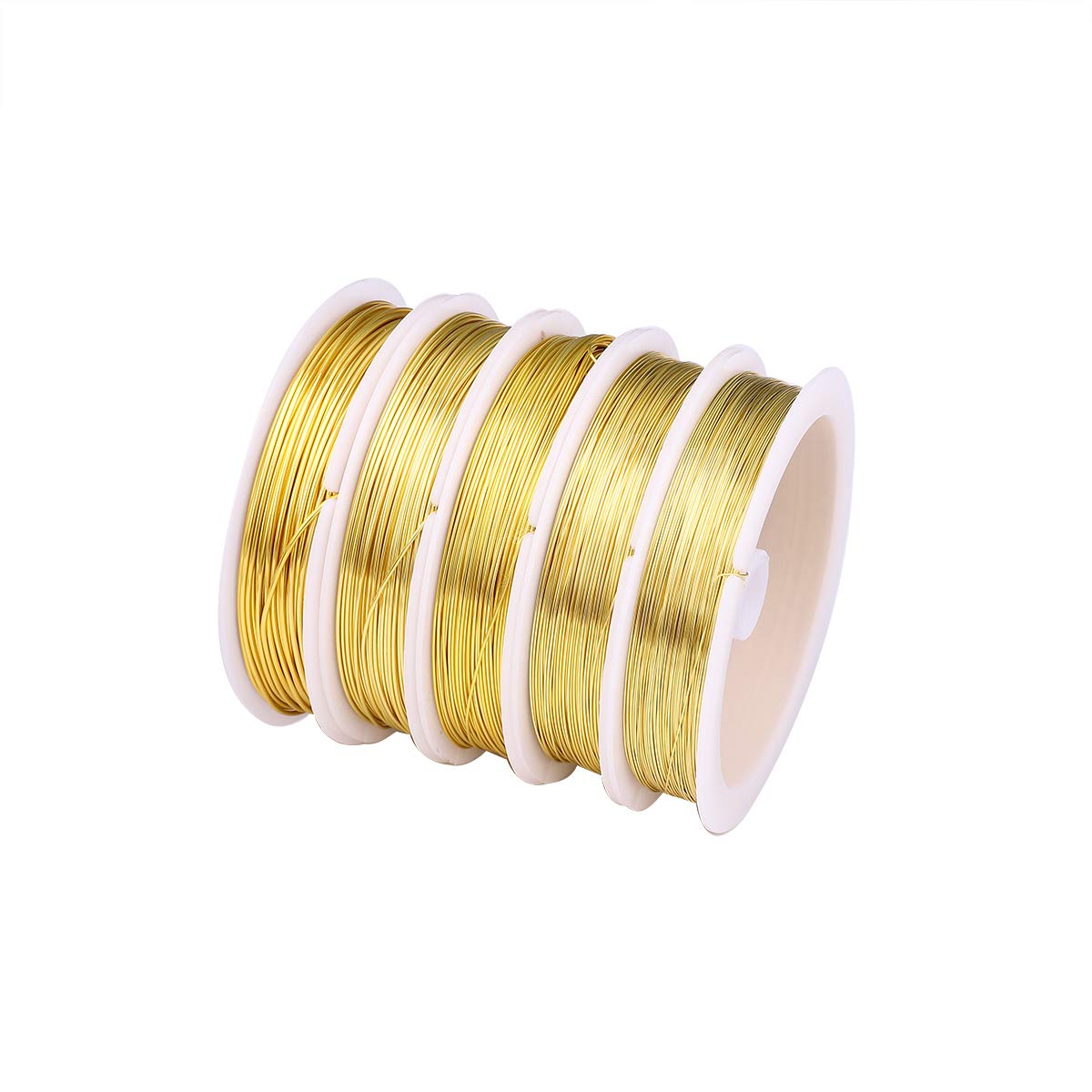 Gold Copper Wire 0.5mm Bead Cord for Bracelet Necklace Charm Beading Jewelry Making 22yard
