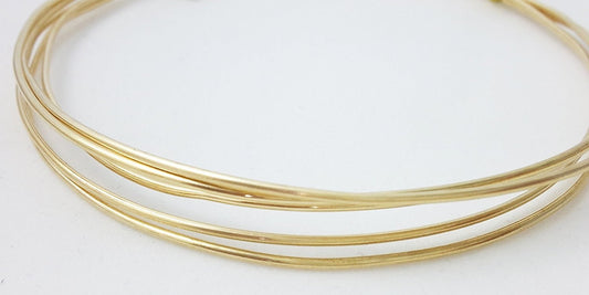 24 Gauge, Jeweler's Brass Wire, Red Brass, Round, Dead Soft, CDA #230 Alloy Jewelry Grade - 1 Ounce (49FT) by CRAFT WIRE