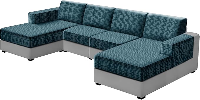 UNBBRRL 10 Pieces Stretch Sofa Cushion Covers by UNBBRRL