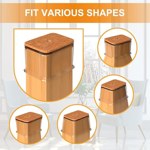 24 Pcs Chair Leg Floor Protectors - Image 2