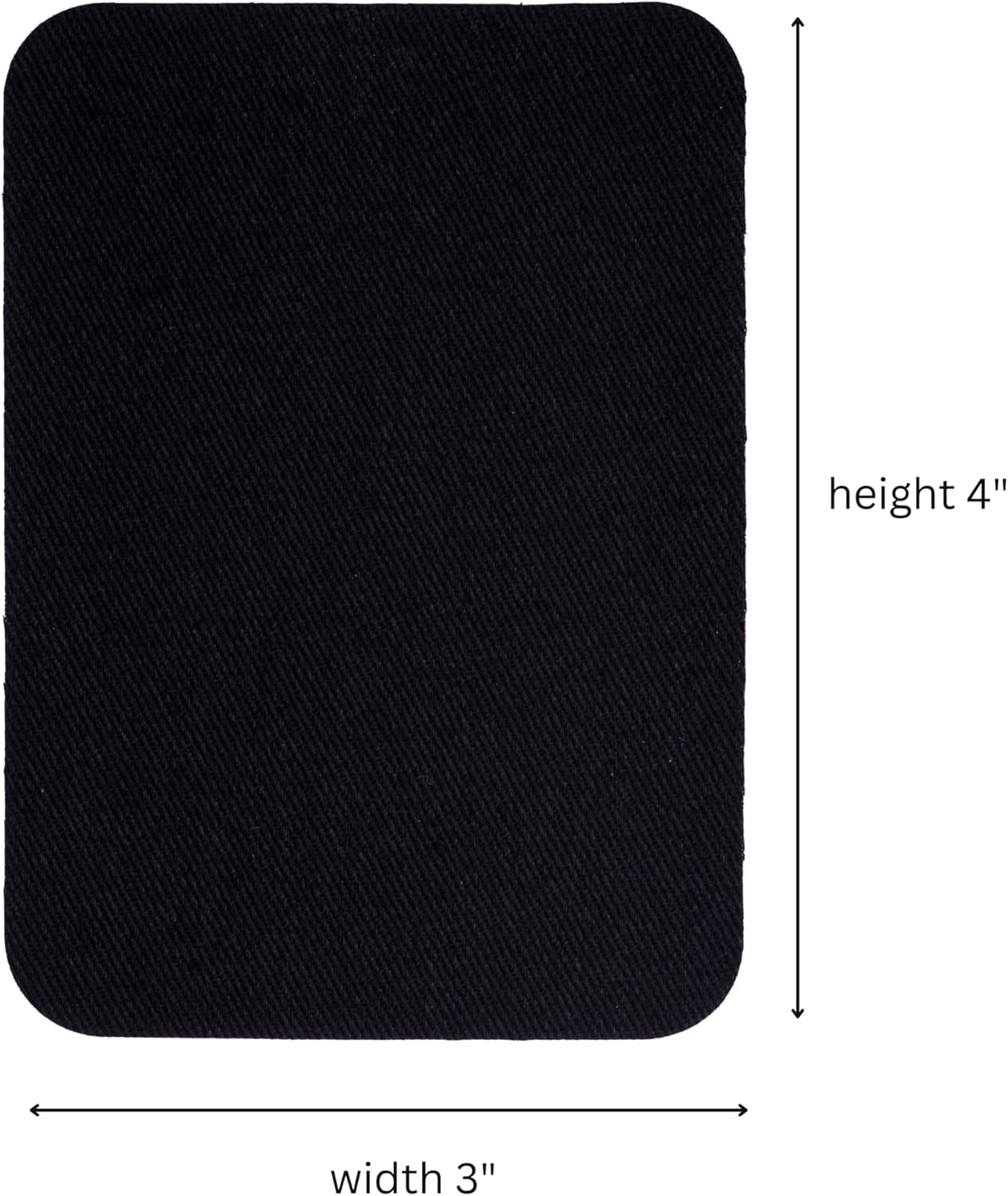 Johnson & Smith Iron On Patches - 12-Piece Iron On Patch for Clothing, Pants Repair - Adhesive Fabric Patches in Rectangle Shapes - Easy to Use, No Sewing Needed - Cool Rectangle Patches – Khaki