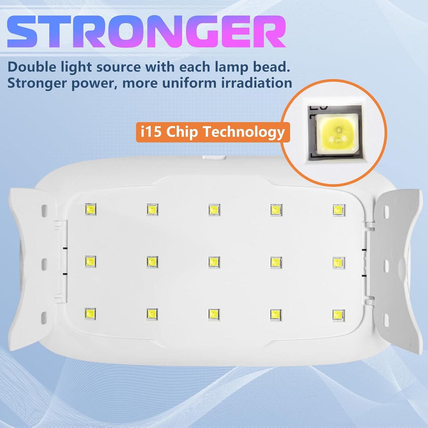 JDiction UV Light for Resin, Super Large UV Resin Light with LED Display Screen, Higher Power Lightweight Portable UV Lamp for UV Resin, Jewelry Making, Craft and Decoration