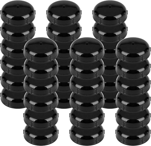 36-Pack Wrought Iron Patio Furniture Feet Caps 1-1/2 inch Round Plastic Outdoor by PETOX