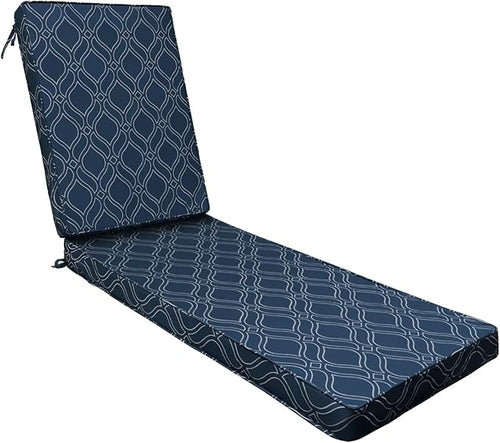 AAAAAcessories Outdoor Chaise Lounge Cushions, Fade-Resistant, Waterproof Patio by AAAAAcessories