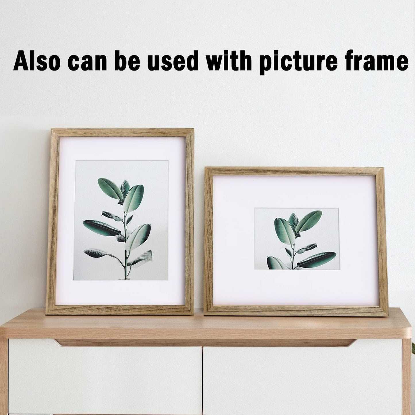 Egofine Pack of 25 White Pre-Cut 5x7 Picture Mat for 4x6 Photo with White Core Bevel Cut Mattes Sets. Includes 25 High Premier Acid Free Mats & 25 Backing Board & 25 Clear Bags