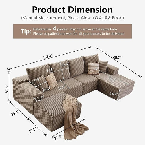 135" Modular Sectional Sofa - Image 2