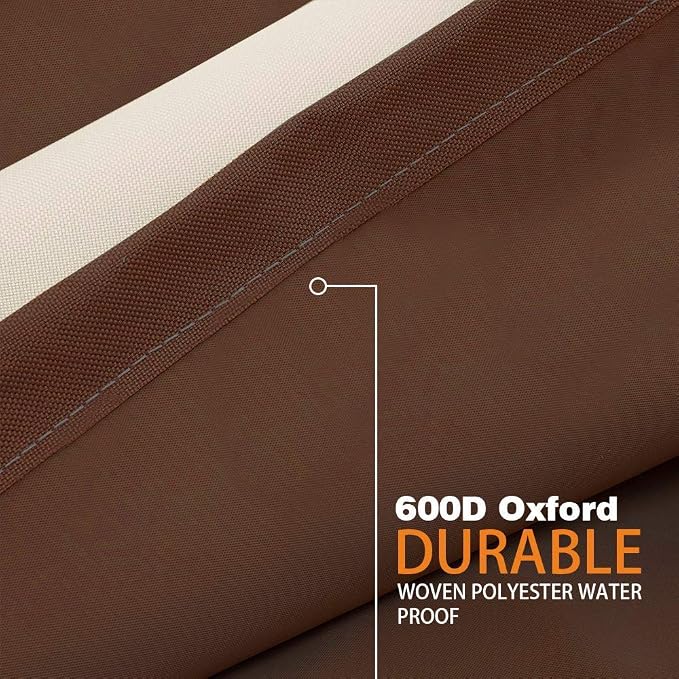 VAILGE Heavy Duty Patio Sofa Cover, 100% Waterproof Outdoor Sofa Cover - Image 4