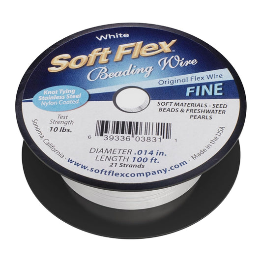 Soft Flex 21 Strand Beading Wire - Fine 0.14 Diameter - 100 Feet Design Wire