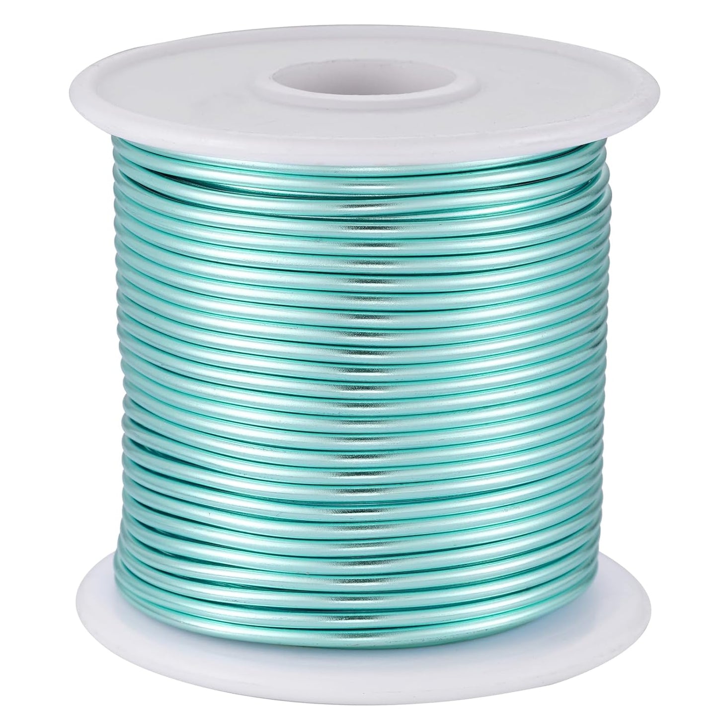 12 Gauge Ice Blue Aluminum Craft Wire (105FT) - Anodized for Jewelry Making, Beading Floral, Plant Gardening, Sculpting & Modeling Craft Wire (Ice Blue #24, 2mm)