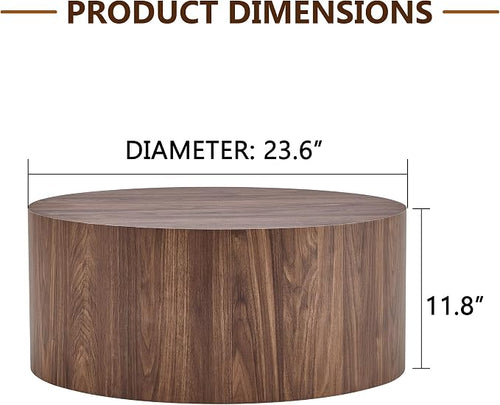 23.6'' Modern Round Coffee Table - Image 2