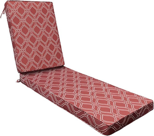 AAAAAcessories Outdoor Chaise Lounge Cushions, Fade-Resistant, Waterproof Patio by AAAAAcessories