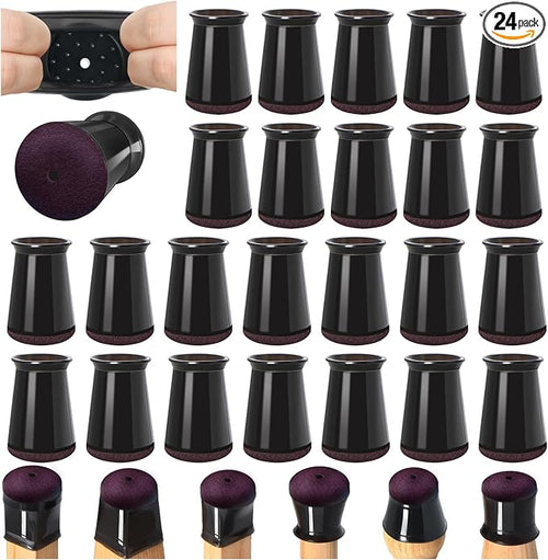 24 Pcs Chair Leg Floor Protectors by VIUME