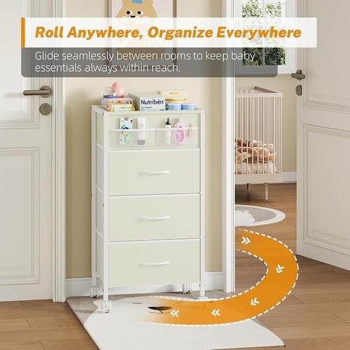 4-Tier Baby Diaper Caddy Organizer Cart - Image 2