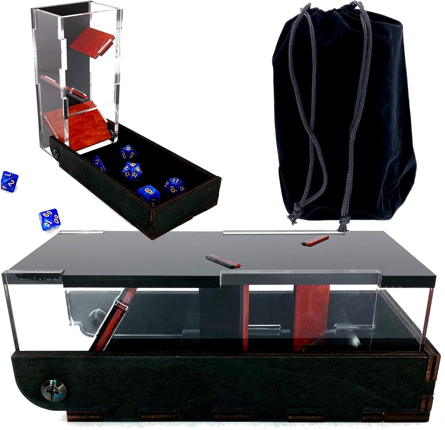 C4Labs Colour Lux Drawbridge Dice Tower - Symphony Violet