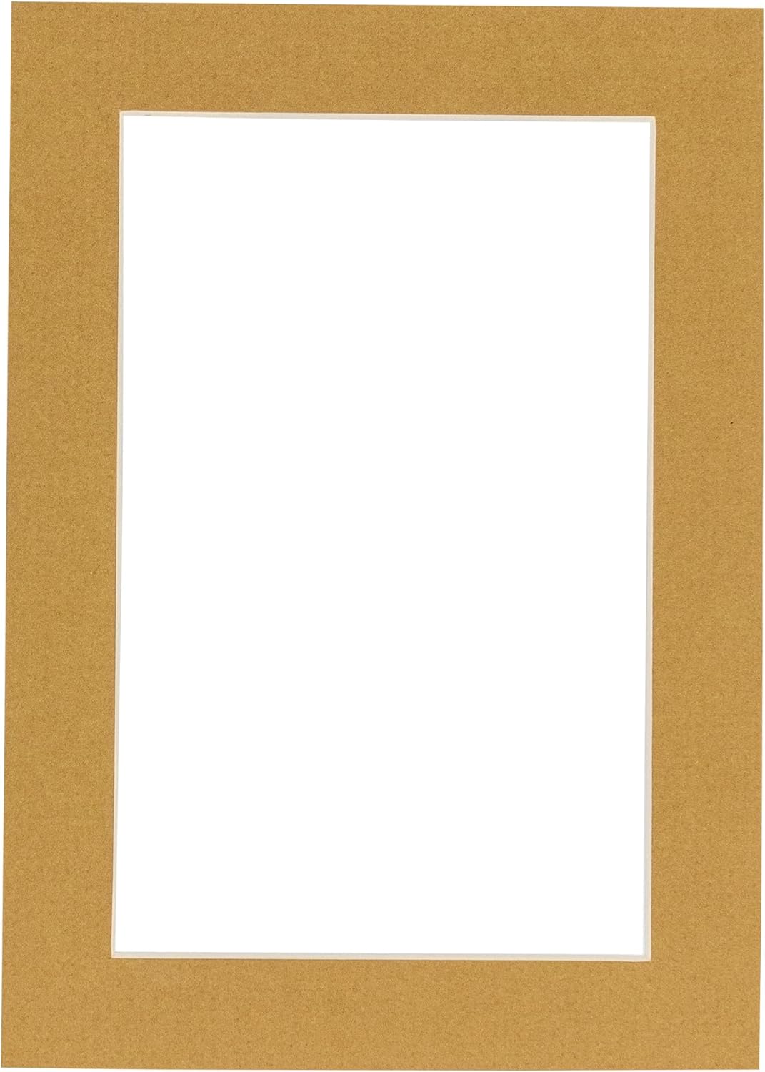Poster Palooza 8.5x11 Mat Bevel Cut for 7x9 Photos - Acid Free Rattan Beige Precut Matboard - For Pictures, Photos, Framing - 4-ply Thickness