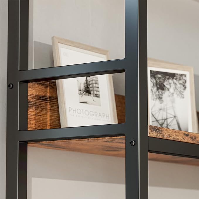 IRONCK Corner Shelf 5 Tiers 70LB Capacity L-Shaped Bookshelf - Image 6