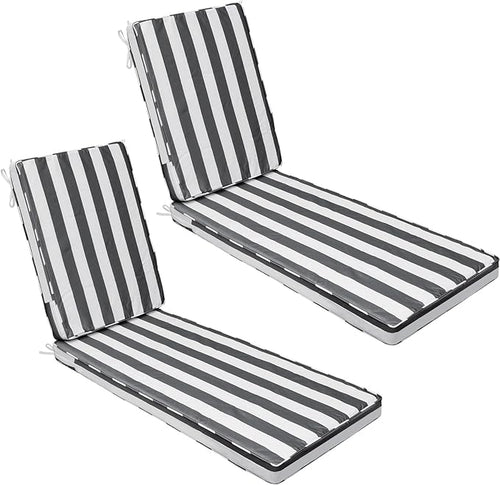 AAAAAcessories Outdoor Chaise Lounge Cushions, Fade-Resistant, Waterproof Patio by AAAAAcessories