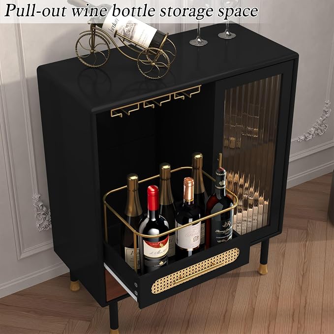 ARTPOWER Modern Coffee Bar Cabinet - Image 4
