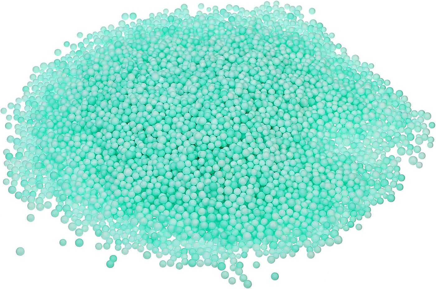 MECCANIXITY Foam Beads Foam Balls 2-3mm for Wedding and Party Decorations, Tiny Packing Balls, Arts DIY Crafts Supplies (Green,1 Pack Approx 8000pcs)