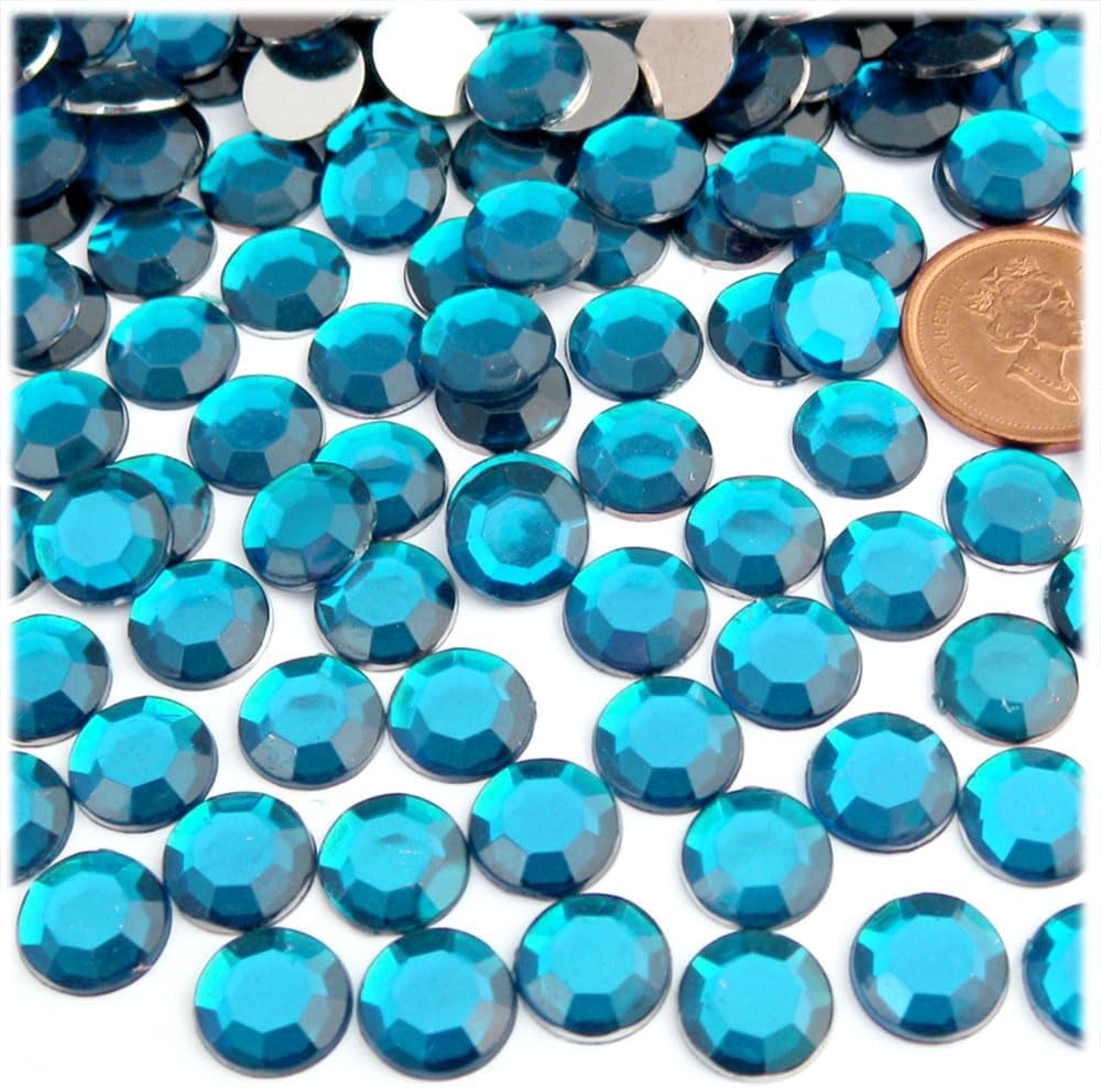 The Crafts Outlet 144pc Rhinestones Round 10mm - Purple Amethyst