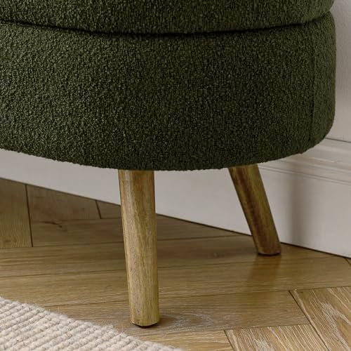 43.5" Ottoman with Storage, Storage Ottoman Bench with Safety Hinge, Bed End - Image 7
