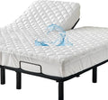 Quilted Waterproof Split Top California King Mattress Protector Pad by Kingnex