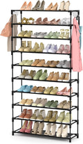 LANTEFUL 10 Tiers Shoe Rack 50 Pairs Large Capacity Tall Shoe Organizer Sturdy by LANTEFULforTidyingHouse