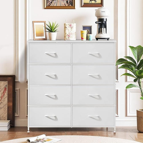 8-Drawer Dresser for Bedroom, Anti-Tip Tall Storage Organizer Chest of Drawers - Image 2