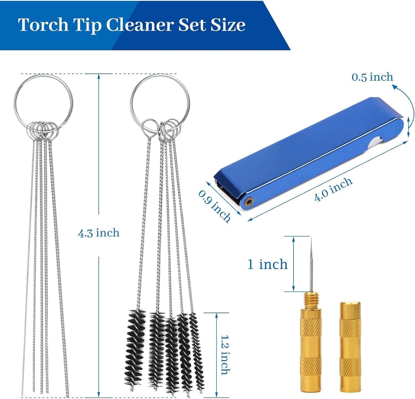 JOYABEST Multi-Purpose AirbrushCleaning Pot Airbrush Washing kit,with Spray GunCarburetorCleaning Tool Set,5 Cleaning Needles + 5 Nylon Brushes + 1 Repair Tool for Removing Nozzle Paint, Dirt