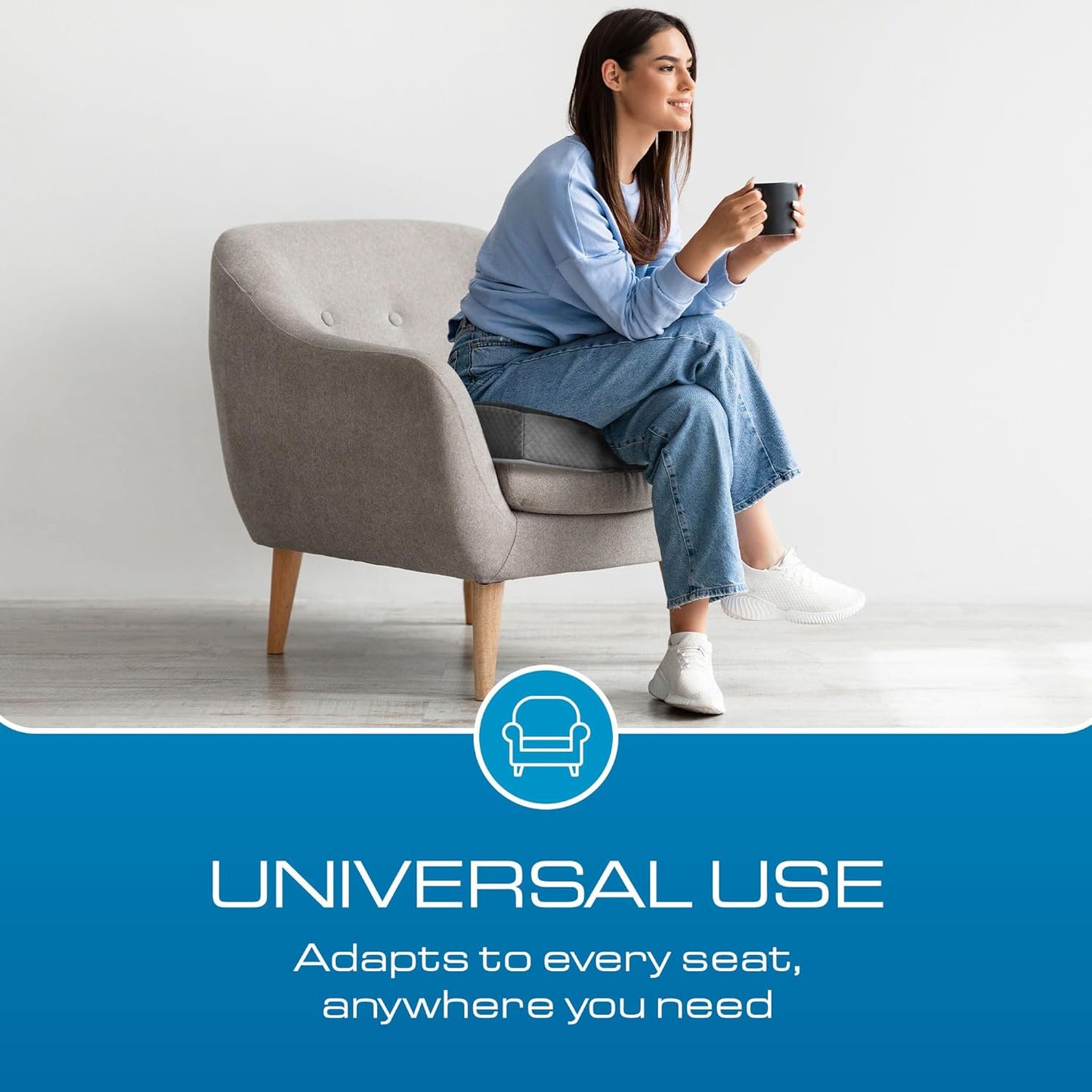 Kolbs Extra Large Recliner Cushion | Chic 2 Tone Velvet Cover (Seat Only)