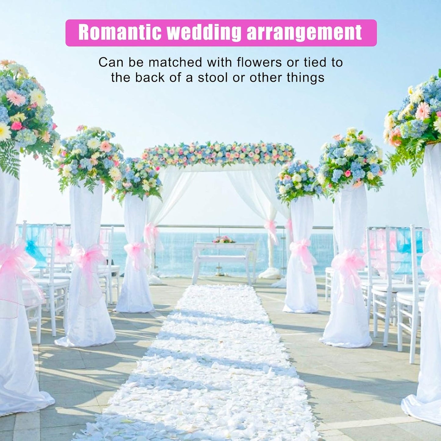 Crystal Organza Tulle Sheer Fabric Backdrop Curtains for Wedding Baby Shower Birthday Party Event Decor, 19” by 30 Yard (Red)