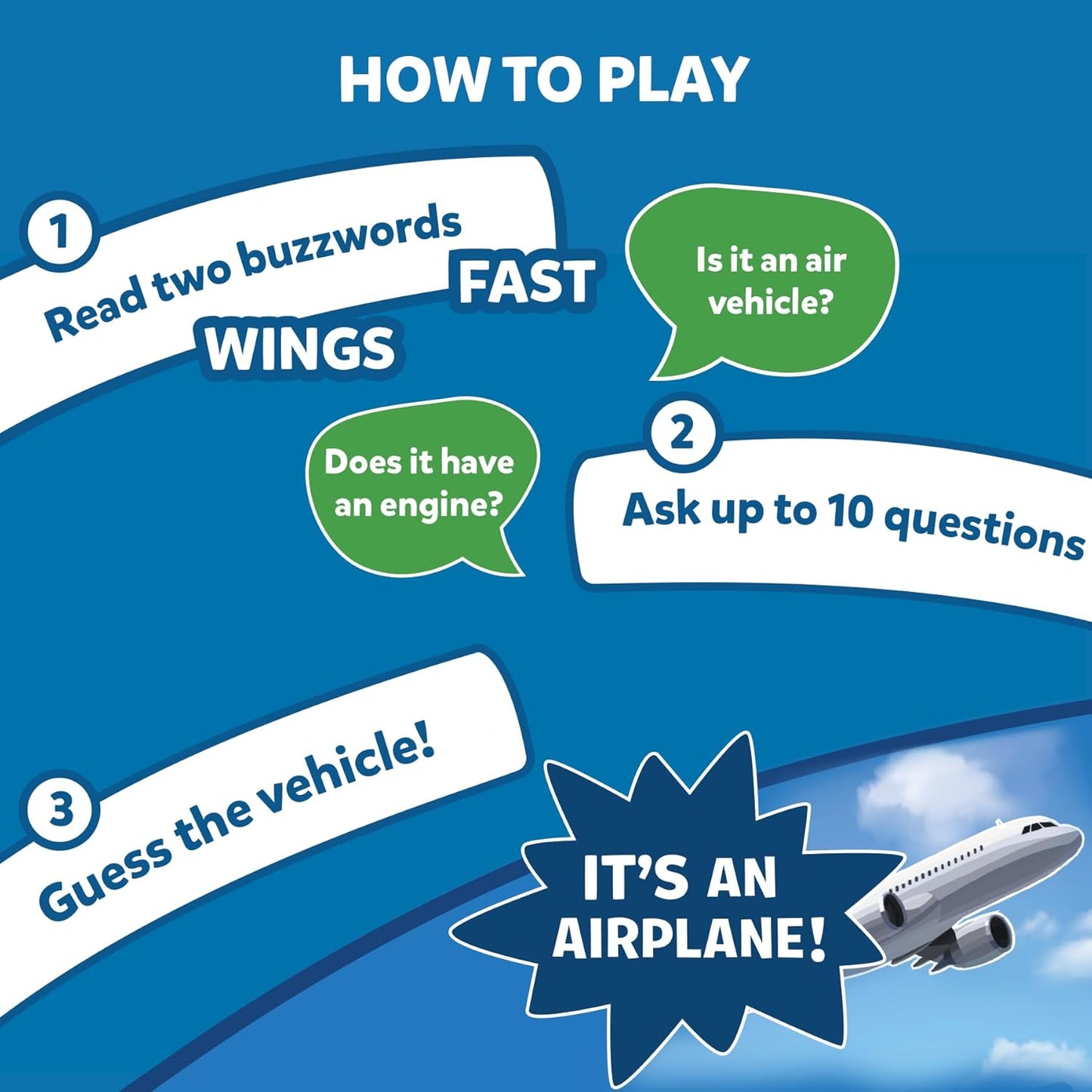 Skillmatics Guess in 10 Things That Go, Perfect for Boys, Girls, Kids Who Love Card Games, Educational Toys & Board Games, Gifts for Ages 6, 7, 8, 9