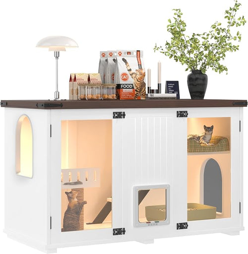 47.25" Large Cat Litter Box Enclosure - Image 2