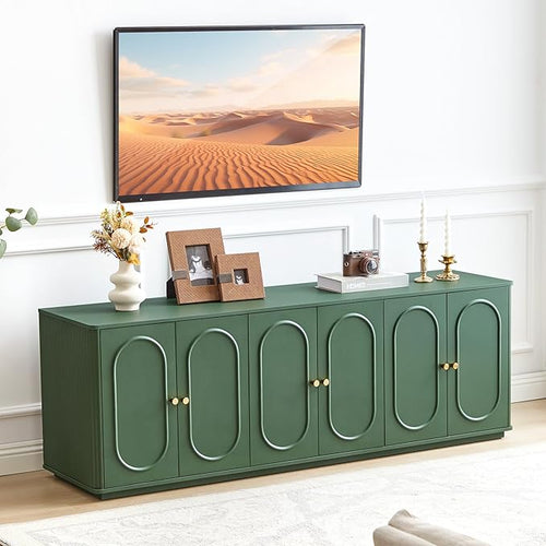 63'' Fluted Sideboard Buffet Cabinet by ORRD