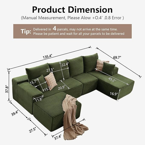 135" Modular Sectional Sofa - Image 2