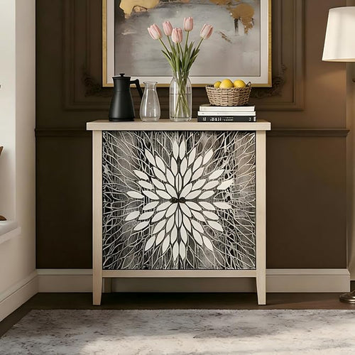 31" Carved Sideboard Buffet Cabinet by LFGUIZO