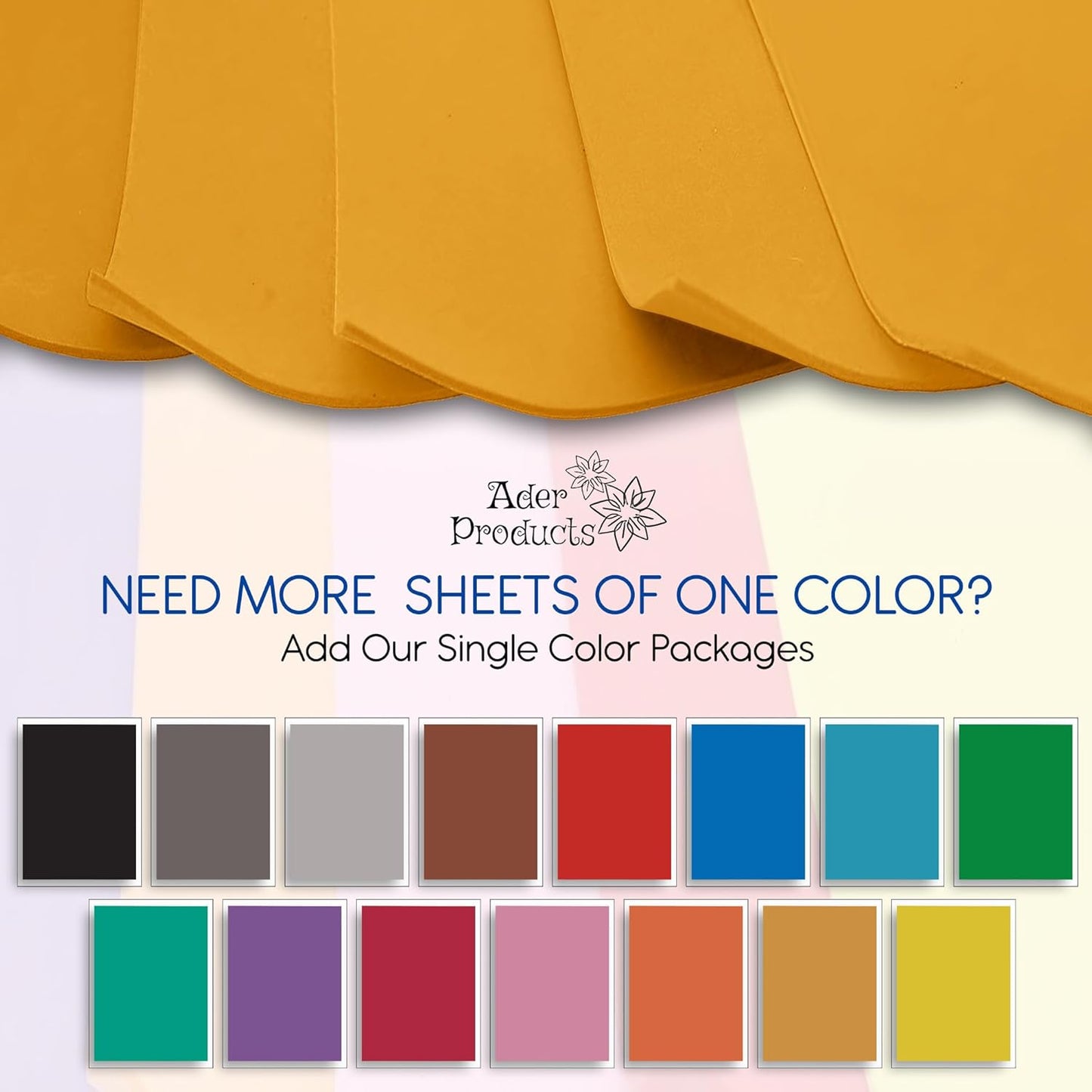 Mustard EVA Foam Sheets for Crafts, 9 x 12 Inch, 2mm Thickness – Ideal for DIY Arts and Crafts, Foam Paper for Kids, Cosplay and Costumes - 15 Pack