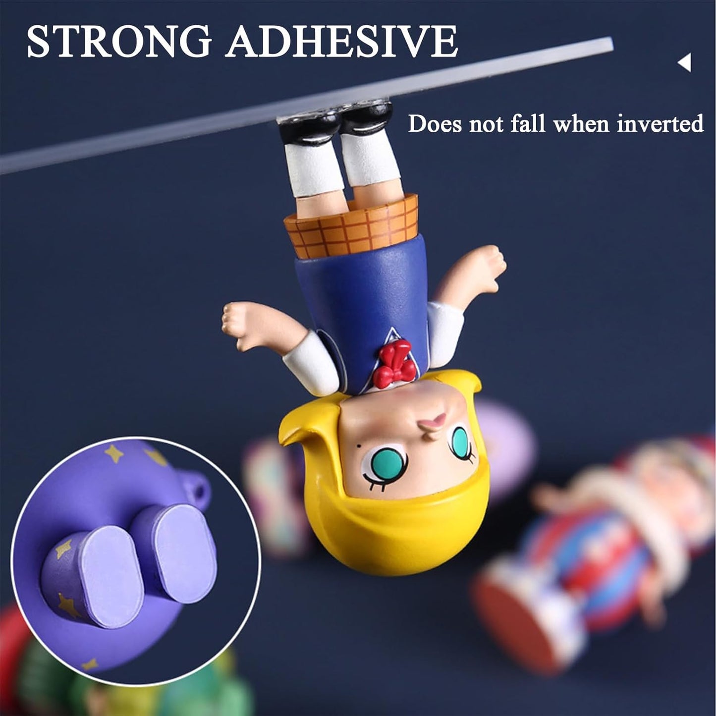 Adhesive Stick dots Two-Sided Sided Mounting Putty Stick Tack for Wall Hanging Crafts Balloons Festival Party Decorations,Clean Removable(0.78"*0.78"-100)
