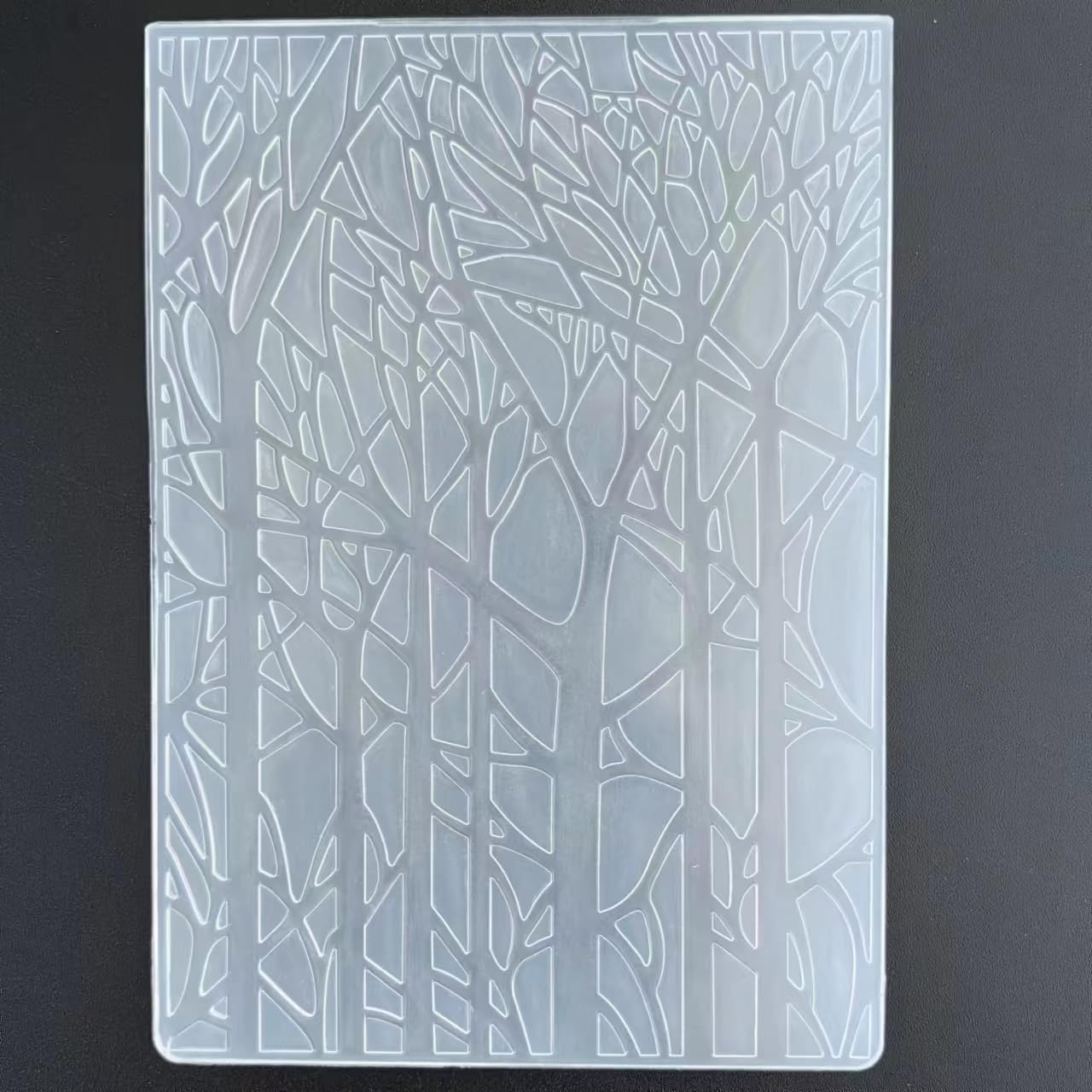 Merry Christmas Forest Tree Embossing Folder for Card Making Floral DIY Plastic Scrapbooking Photo Album Card Paper DIY Craft Decoration Template Mold
