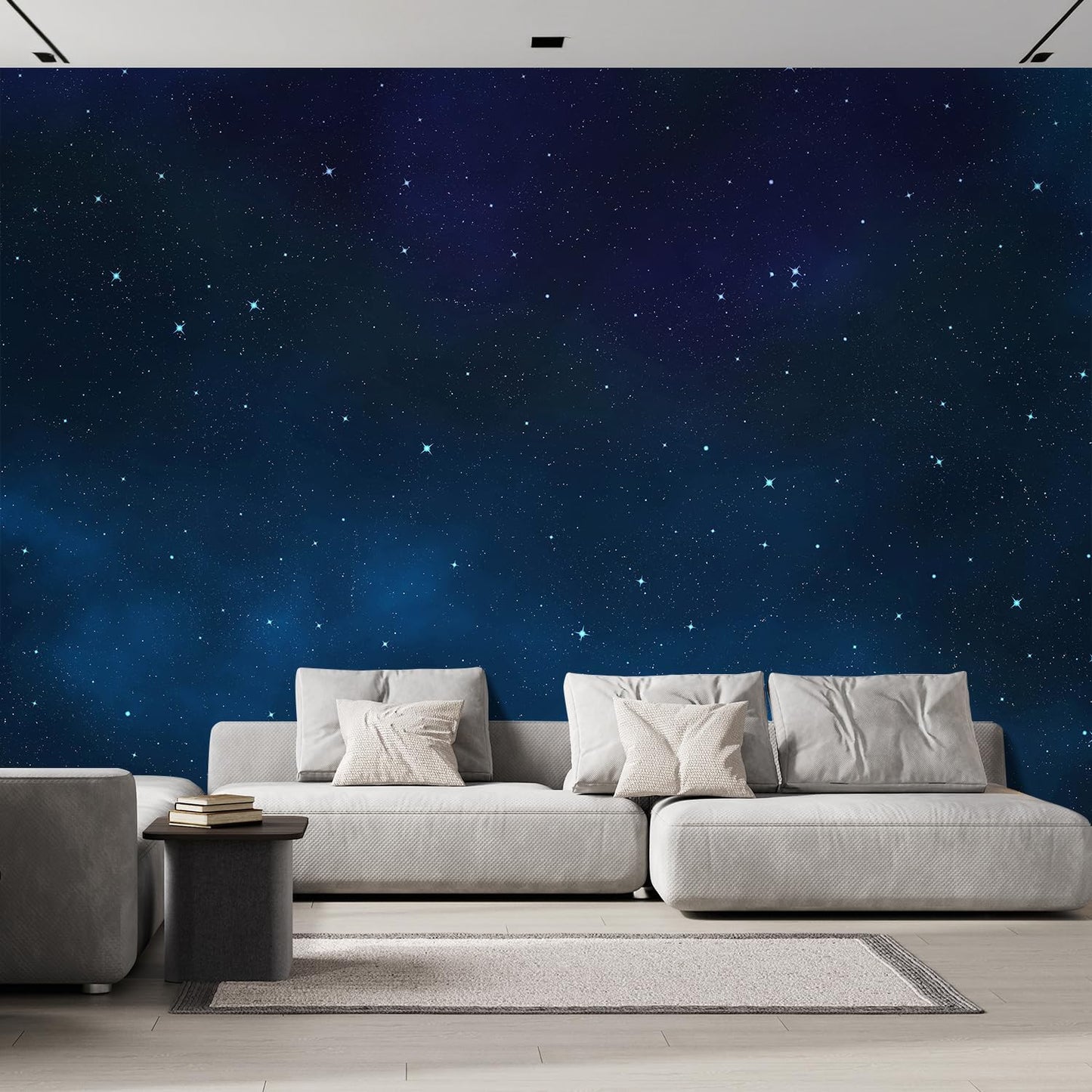 wall26 Large Wall Mural Beautiful Scenery of The Starry Night Self- 132x192 inchesAdhesive Vinyl Wallpaper Removable Wall Sticker - 132x192 inches