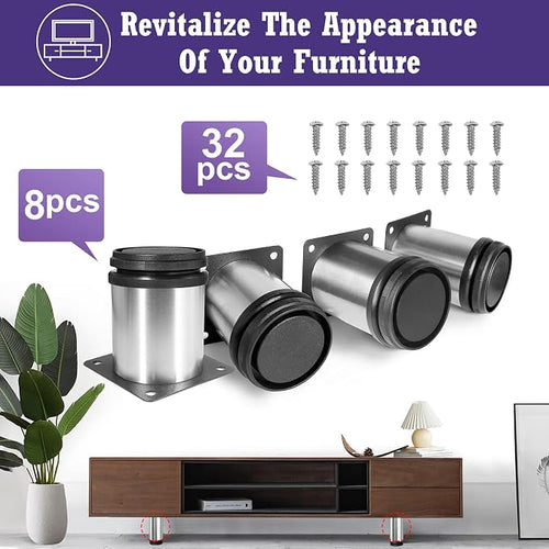 2.5 Inch Metal Furniture Legs - Image 2