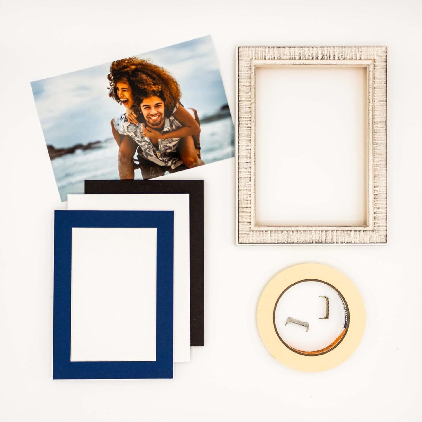 8x10 Mat for 6x8 Photo - Precut Bottle Blue Picture Matboard for Frames Measuring 8 x 10 Inches - Bevel Cut Matte to Display Art Measuring 6 x 8 Inches - Acid Free ONE MAT