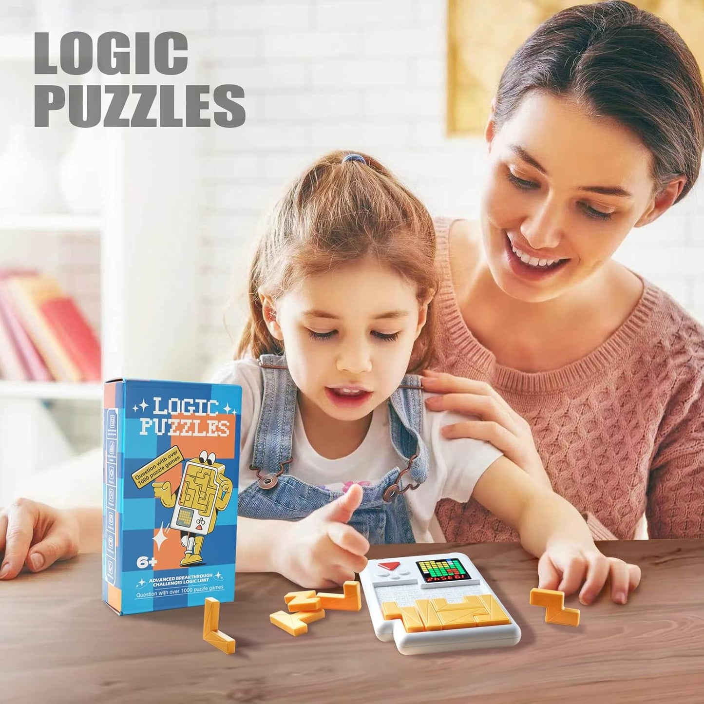 Super Brain Teaser Puzzle Games, Original 1000+ Challenges Brain Teaser Puzzle Games, STEM Toys for Kids & Teens, Travel Games Birthday Gifts for Boys Girls 15+