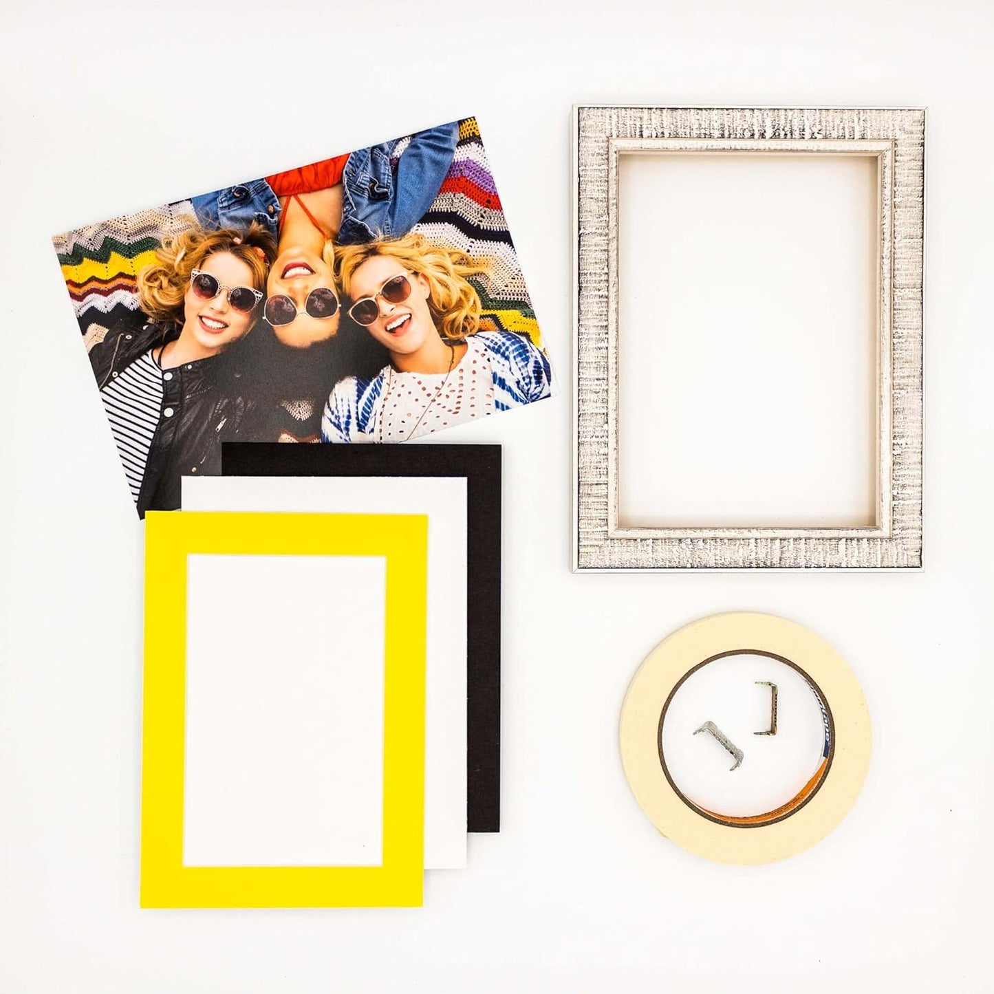 11x14 Mat for 8.5x11 Photo - Precut Yellow Picture Matboard for Frames Measuring 11 x 14 Inches - Bevel Cut Matte to Display Art Measuring 8.5 x 11 Inches - Acid Free ONE MAT