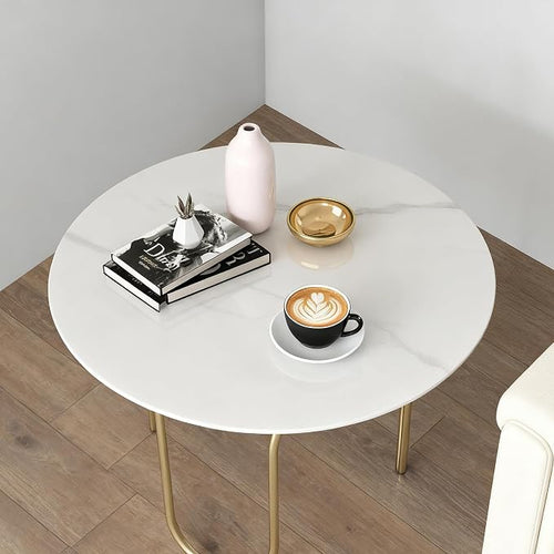 32 Inch Round Tempered Glass Coffee Table Top by Noeko