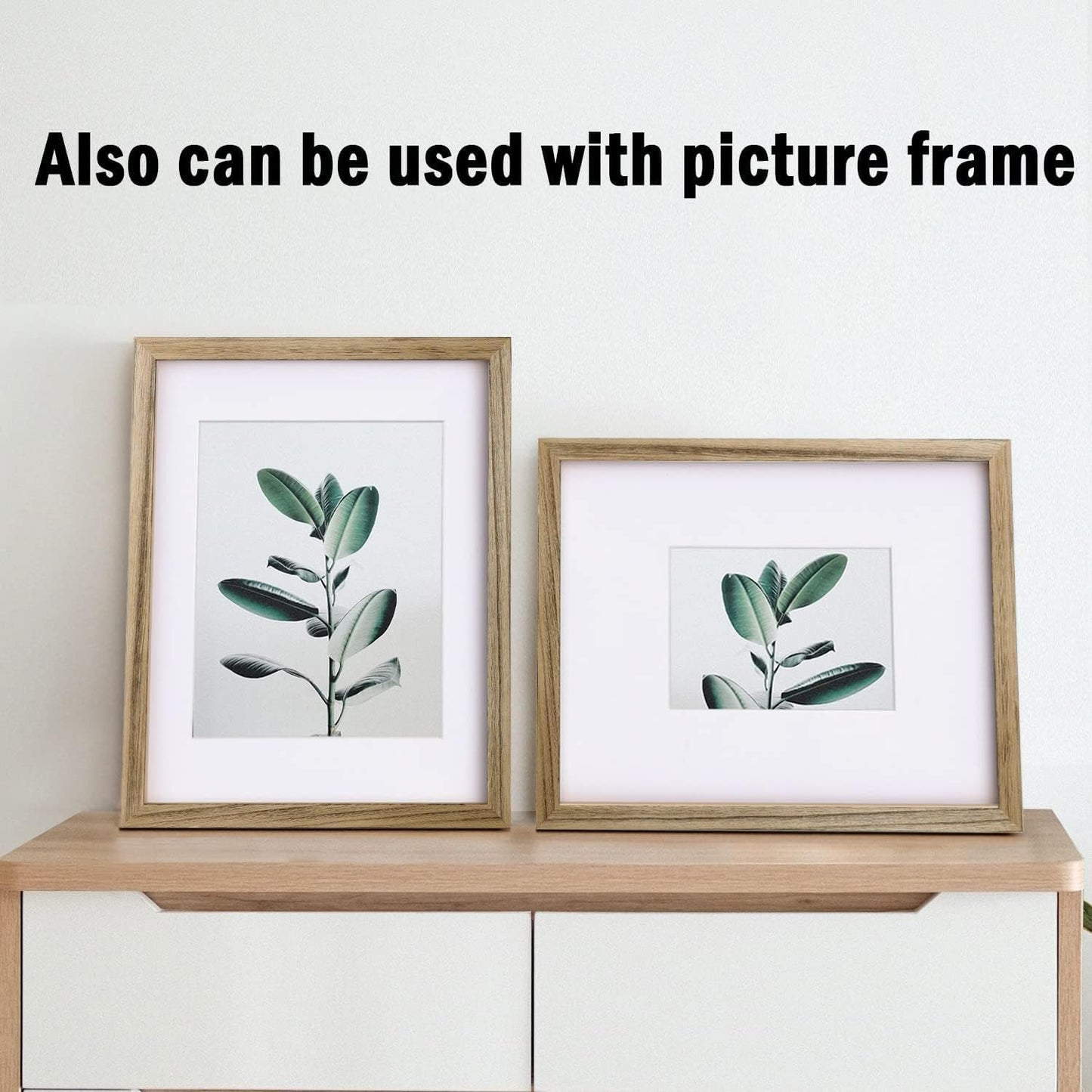 Egofine Pack of 5 White Pre-Cut 5x7 Picture Mat for 4x6 Photo with White Core Bevel Cut Mattes Sets. Includes 5 High Premier Acid Free Mats & 5 Backing Board & 5 Clear Bags